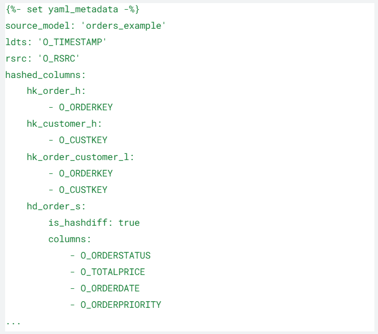 Staging layer in datavault4dbt