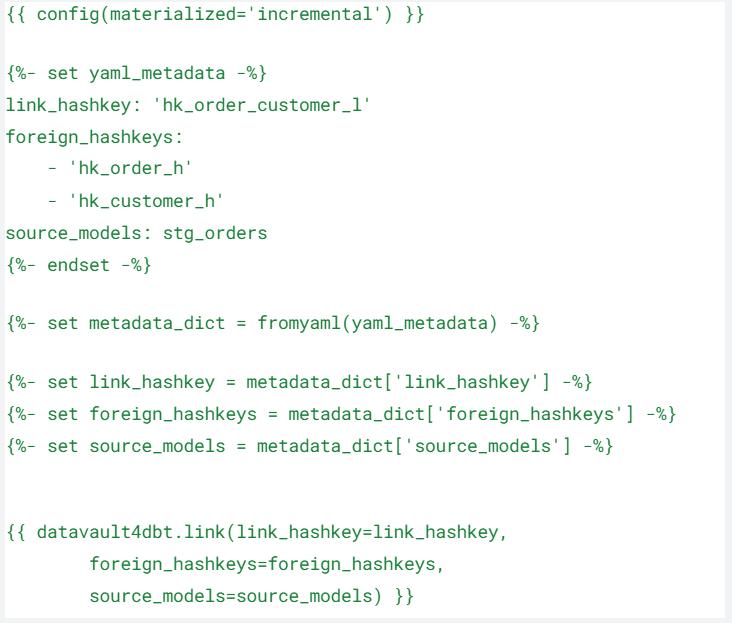 Link in datavault4dbt