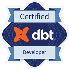 dbt Certified Developer